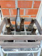 Bierflesjes (lege) in bak voor verzameling, Verzamelen, Ophalen, Gebruikt