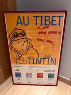 Affiche expo Tintin sous cadre 45x60