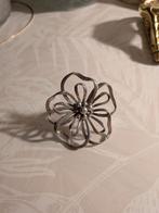 925 zilveren Kenzo bloemenring, Antiek en Kunst, Ophalen of Verzenden, Zilver