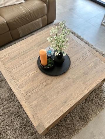 Salontafel massief eik beschikbaar voor biedingen