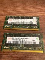 Laptopgeheugen HYNIX 2x 2gb, Enlèvement ou Envoi, Laptop, 4 GB