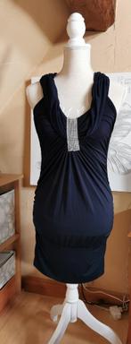 Zeer mooie avondjurk in perfecte staat!, Kleding | Dames, Jurken, Ophalen of Verzenden, Zo goed als nieuw, Maat 38/40 (M), Blauw