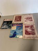 Vintage magazines - The Wide World - 5 stuks 1904 1955, Collections, Revues, Journaux & Coupures, Enlèvement ou Envoi