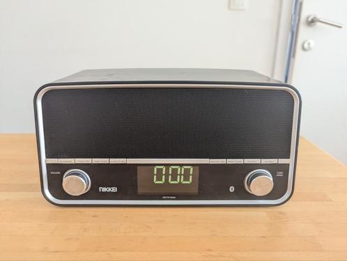 Nikkei NPR450BK FM radio met bluetooth, aux-in en wekfunctie, Audio, Tv en Foto, Radio's, Gebruikt, Radio, Ophalen