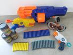 Nerf set met 3 geweren, pijltjes, bril, Kinderen en Baby's, Ophalen, Gebruikt