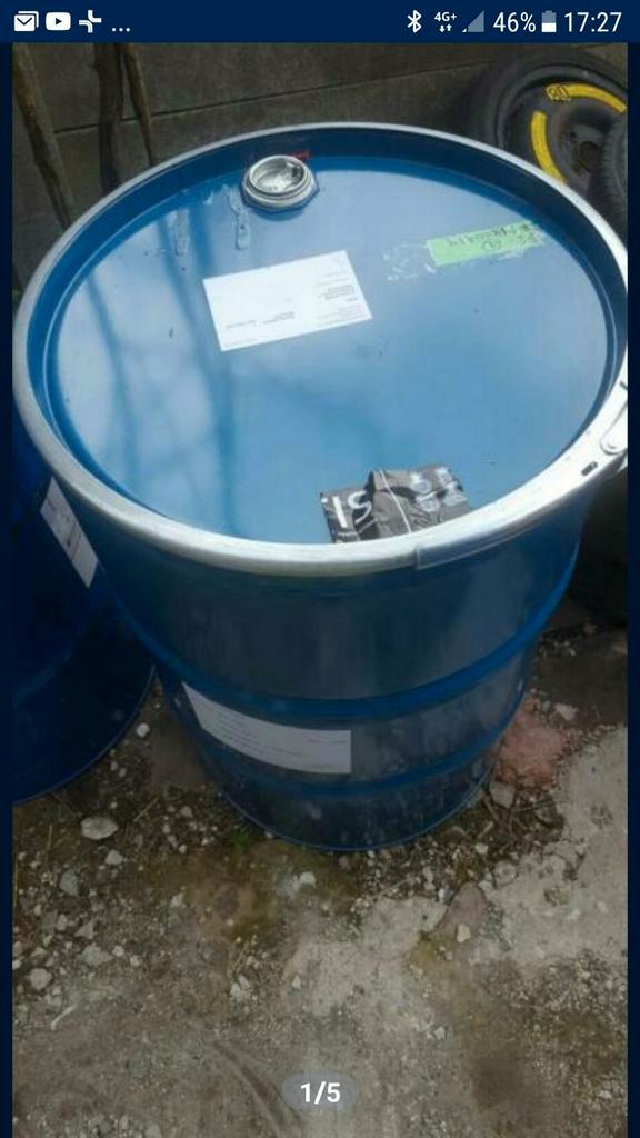 Olieton vuurkorf waterton, Tuin en Terras, Vuurkorven, Zo goed als nieuw, Vuurkorf, Ophalen