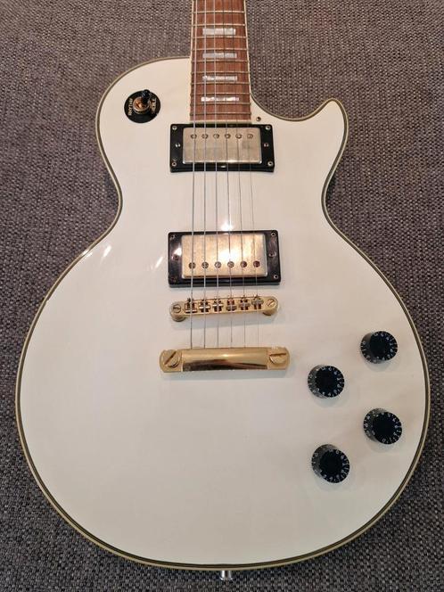 Epiphone Les Paul Custom - Alpine White, Muziek en Instrumenten, Snaarinstrumenten | Gitaren | Elektrisch, Zo goed als nieuw, Epiphone