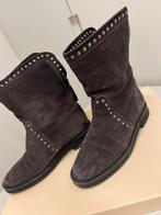 Jimmy Choo Suède biker boots donkergrijs maat 36, Kleding | Dames, Schoenen, Ophalen of Verzenden, Zo goed als nieuw