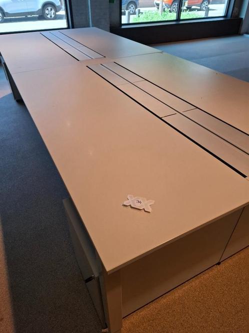 2 x Bureau-eiland PAMI 400 x 160 cm + 4 ladenblokken, Zakelijke goederen, Kantoor en Winkelinrichting | Kantoormeubilair en Inrichting