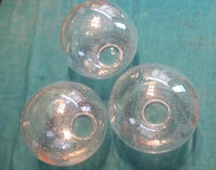 retro hanglamp, Huis en Inrichting, Lampen | Hanglampen, Zo goed als nieuw, Minder dan 50 cm, Glas, Ophalen