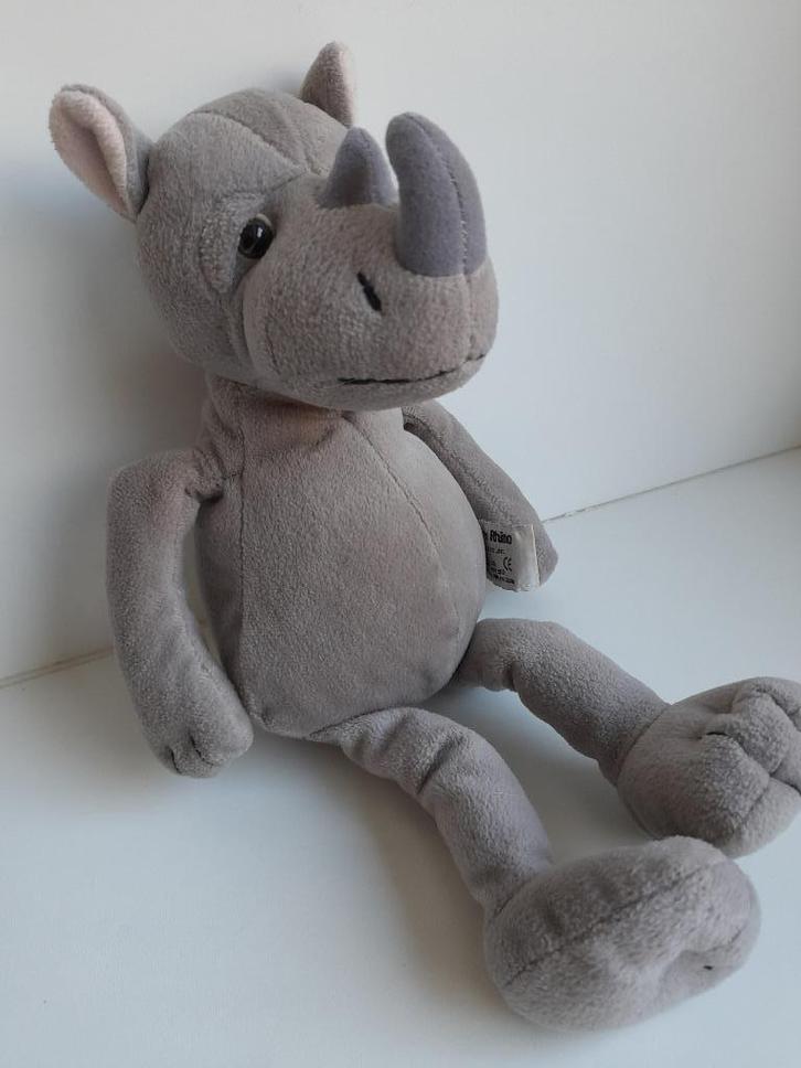 7 knuffels: thema dieren tuin, Kinderen en Baby's, Speelgoed | Knuffels en Pluche, Zo goed als nieuw, Olifant, Ophalen of Verzenden