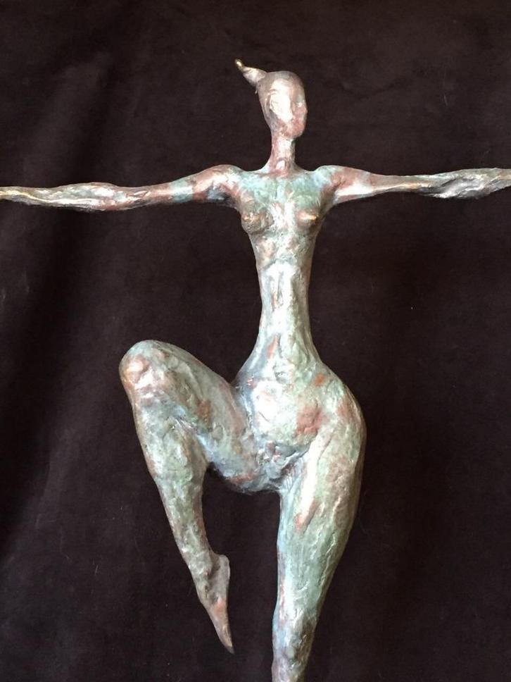 Bronzen vrouw Milo 52cm!! groot abstract zuiver brons, Antiek en Kunst, Kunst | Beelden en Houtsnijwerken, Ophalen of Verzenden