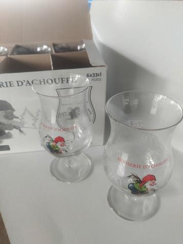 6 verres d'achouffe, Enlèvement ou Envoi, Comme neuf