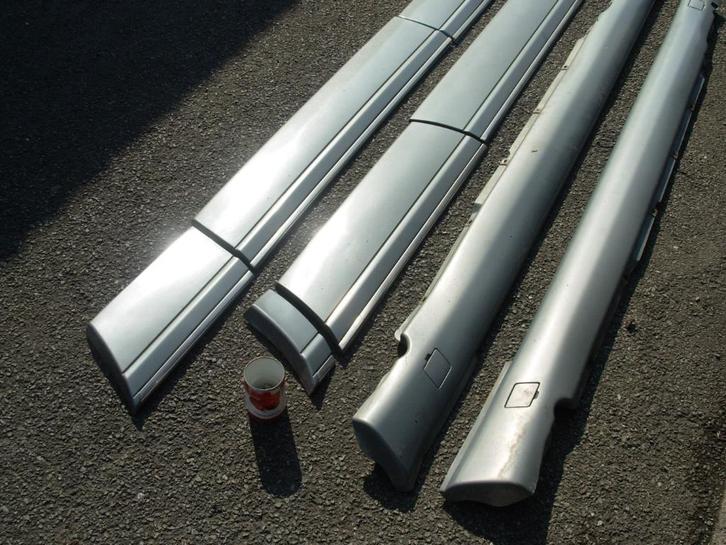 Mercedes W126 SE/L - SEC Type 2 kappenset Saccobretter, Auto-onderdelen, Carrosserie, Mercedes-Benz, Oldtimer onderdelen, Gebruikt