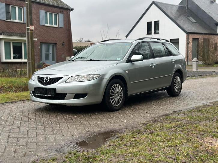Mazda 6 1.8 Benzine 2004 142000 km Airco Lez ok Keuring vv, Auto's, Mazda, Bedrijf, Te koop, ABS, Adaptive Cruise Control, Airbags
