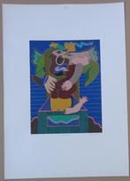 WALTER DE RYCKE / TORREADOR / KLEURZEEFDRUK / 99x70cm / SIG, Antiek en Kunst, Verzenden