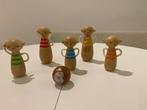 Plantoys Houten Bowlingset - ecologisch speelgoed, Ophalen, Zo goed als nieuw, Overige typen