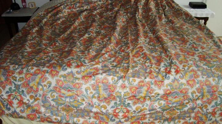 Overgordijnen, Huis en Inrichting, Stoffering | Gordijnen en Lamellen, Zo goed als nieuw, Wit, Ophalen of Verzenden