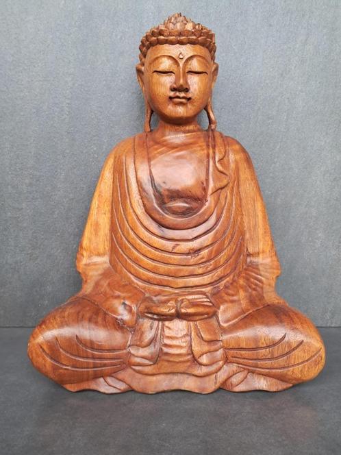 Boeddha/handgemaakt/Dhyana Mudra - 41 cm/Azië, Huis en Inrichting, Woonaccessoires | Boeddhabeelden, Nieuw, Ophalen of Verzenden