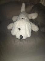 Peluche chien blanc vintage, Enlèvement ou Envoi