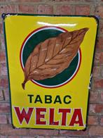 Emaille reclamebord Welta, Ophalen of Verzenden, Zo goed als nieuw, Reclamebord