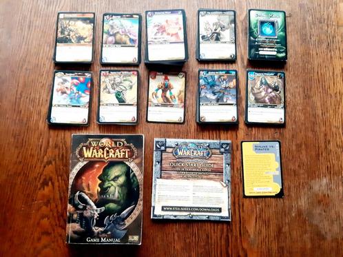 World of Warcraft kaarten en game manual, Hobby en Vrije tijd, Verzamelkaartspellen | Magic the Gathering, Zo goed als nieuw, Ophalen of Verzenden