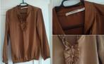 Roestkleurig Satijnachtige blouse van avalanche, Zo goed als nieuw, Maat 36 (S), Verzenden