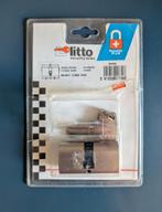 Litto cilinder slot met 3 sleutels, Doe-het-zelf en Bouw, Hang- en Sluitwerk, Ophalen of Verzenden, Zo goed als nieuw, Slot