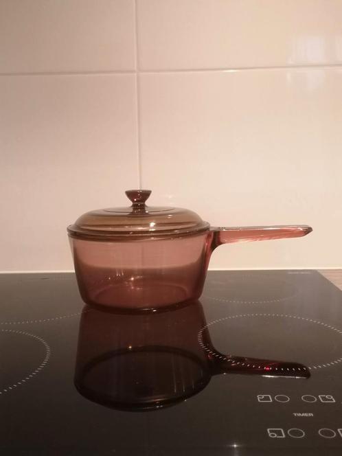 Vision glazen saus/stoofpotje by Corning France....70's, Huis en Inrichting, Keuken | Potten en Pannen, Ophalen of Verzenden