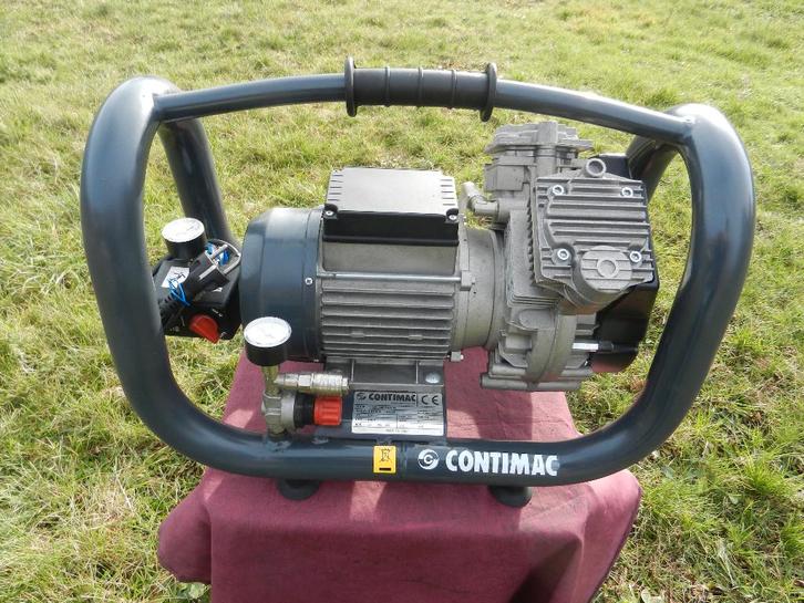 Contimac Cm 240/10/5 W Zuigercompressor, Bricolage & Construction, Compresseurs, Comme neuf, 10 bars ou plus, Moins de 25 litres