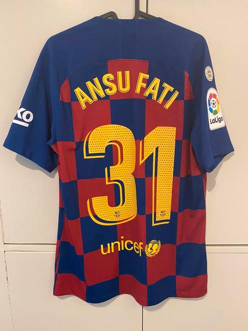 Player issued shirt Ansu Fati FC Barcelona 2019-2010 #31, Collections, Articles de Sport & Football, Neuf, Maillot, Enlèvement ou Envoi