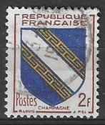 Frankrijk 1953 - Yvert 953 - Wapenschild Champagne (ST), Postzegels en Munten, Verzenden, Gestempeld