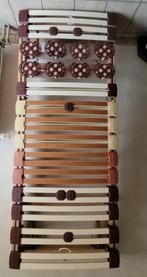 Lattenbodems voor tweepersoonsbed 160 cm breed met onderstel, Ophalen, Gebruikt, Tweepersoons, 160 cm