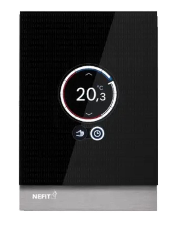 Nefit Easy slimme thermostaat met Easy Connect Module., Doe-het-zelf en Bouw, Thermostaten, Zo goed als nieuw, Slimme thermostaat