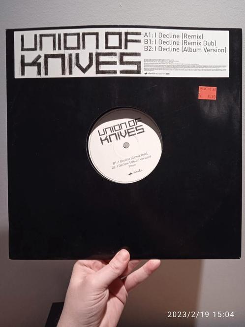 12" Union of Knives - I decline (Electro/House), CD & DVD, Vinyles | Dance & House, Utilisé, Autres genres, 12 pouces, Enlèvement ou Envoi