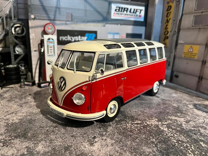 1:18 Volkswagen T1 Samba - nieuw in doos, Hobby en Vrije tijd, Modelauto's | 1:18, Zo goed als nieuw, Auto, Solido, Ophalen of Verzenden