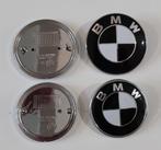 2 logo-emblemen voor motorkap en kofferbak 82 mm en 73 mm zw, Ophalen of Verzenden, Nieuw, BMW