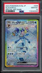 Glaceon ex [SAR] PSA 10 - 206/187 Japanese Terastal Festival, Verzenden, Zo goed als nieuw, Losse kaart