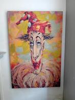 Tableau clown, Antiek en Kunst, Kunst | Schilderijen | Modern, Ophalen