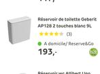 Réservoir WC, Ophalen, Zo goed als nieuw