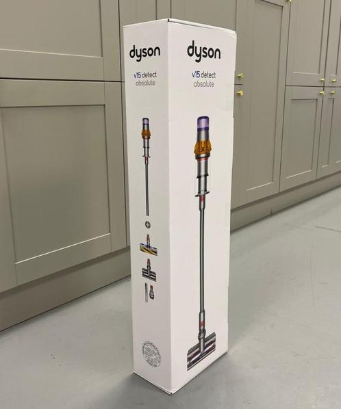 Dyson V15 Detect Absolute 2025, Elektronische apparatuur, Stofzuigers, Nieuw, Stofzuiger, Minder dan 1200 watt, Reservoir, Ophalen of Verzenden