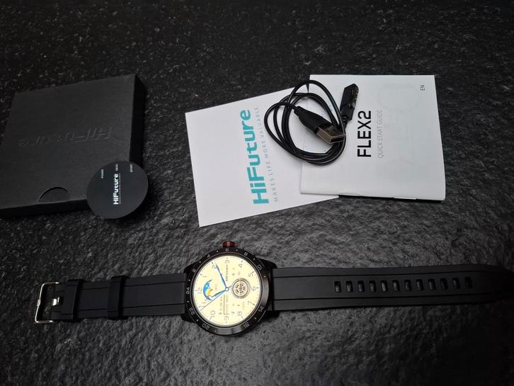 Smartwatch  future flex2, Handtassen en Accessoires, Sporthorloges, Nieuw, Hartslag, Stappen, Ophalen of Verzenden