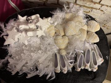 Witte kerstversiering 55 stuks beschikbaar voor biedingen