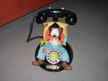 Vintage Disney Goofy Vaste telefoon 1980’s     disponible aux enchères