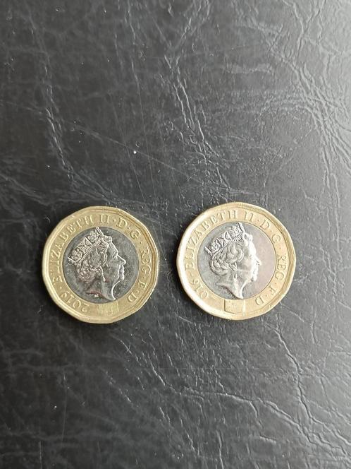 Verenigd Koninkrijk. One pound van 2016. Elisabeth II., Postzegels en Munten, Munten | Europa | Niet-Euromunten, Losse munt, Overige landen