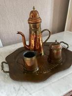 Vintage koperen koffieset, Antiek en Kunst, Antiek | Brons en Koper, Ophalen of Verzenden, Koper