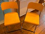 2 opvouwbare barstoelen van Ikea, Ophalen, Gebruikt, Met voetsteun, 60 tot 90 cm