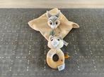 Disney Bambi Stampertje baby knuffel set, Ophalen of Verzenden, Zo goed als nieuw, Rammelaar