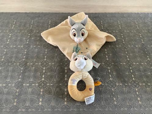 Disney Bambi Stampertje baby knuffel set, Kinderen en Baby's, Speelgoed | Babyspeelgoed, Zo goed als nieuw, Rammelaar, Ophalen of Verzenden