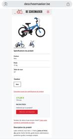 Vélo Viper- Evolutif enfants 4- 5 ans Super Etat, Enlèvement, Utilisé, Viper, Siège réglable